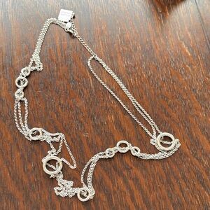 Lia Sophia Silver Chain Necklace